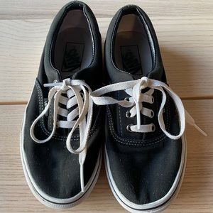 Vans black lace ups